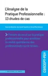 L'analyse de la pratique professionnelle