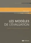 Les modèles de l' évaluation