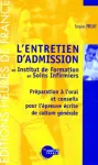 L' entretien d'admission en institut de formation en soins infirmiers